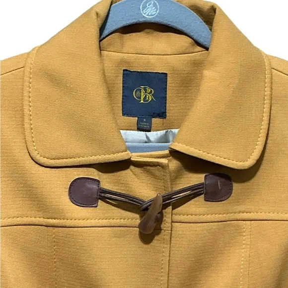 OUTBACK RED Vintage Duffle Coat S 19” p2p Mustard EUC - Picture 4 of 11